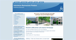 Desktop Screenshot of marienschule-potsdam.de